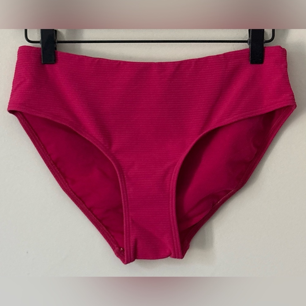 Sea Level Swim Riviera Rib Mid Bikini Bottom NWT